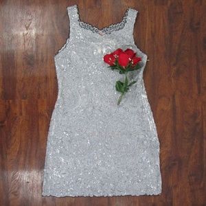 Yoana Baraschi Liquid Light Dress Sz M Sequins